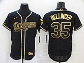 Dodgers 35 Cody Bellinger Black Gold 2020 Nike Flexbase Jersey,baseball caps,new era cap wholesale,wholesale hats